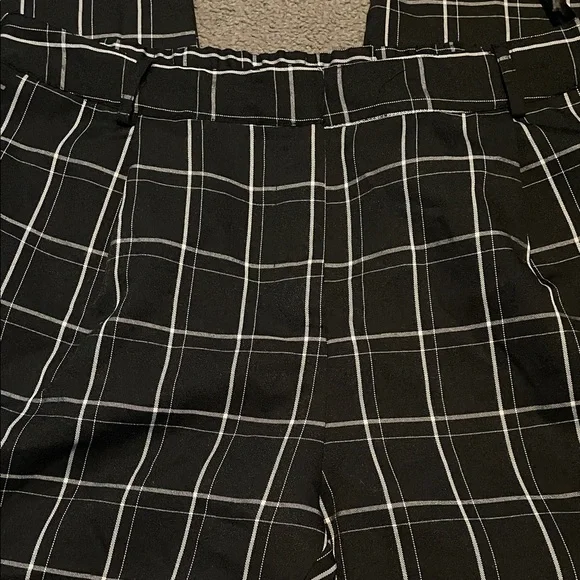 Grace Karin Women's Black and White Plaid Pants - Picture 1 of 3